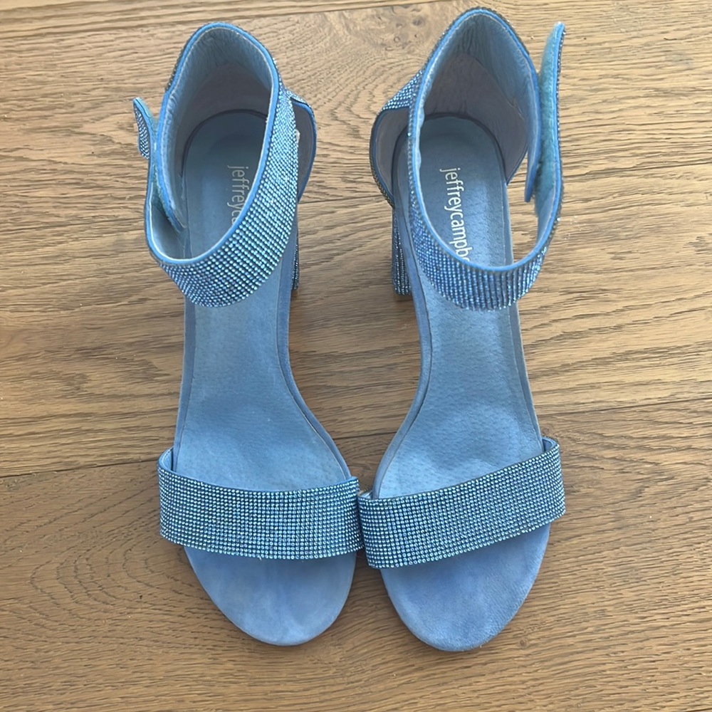 Sparkley blue heels